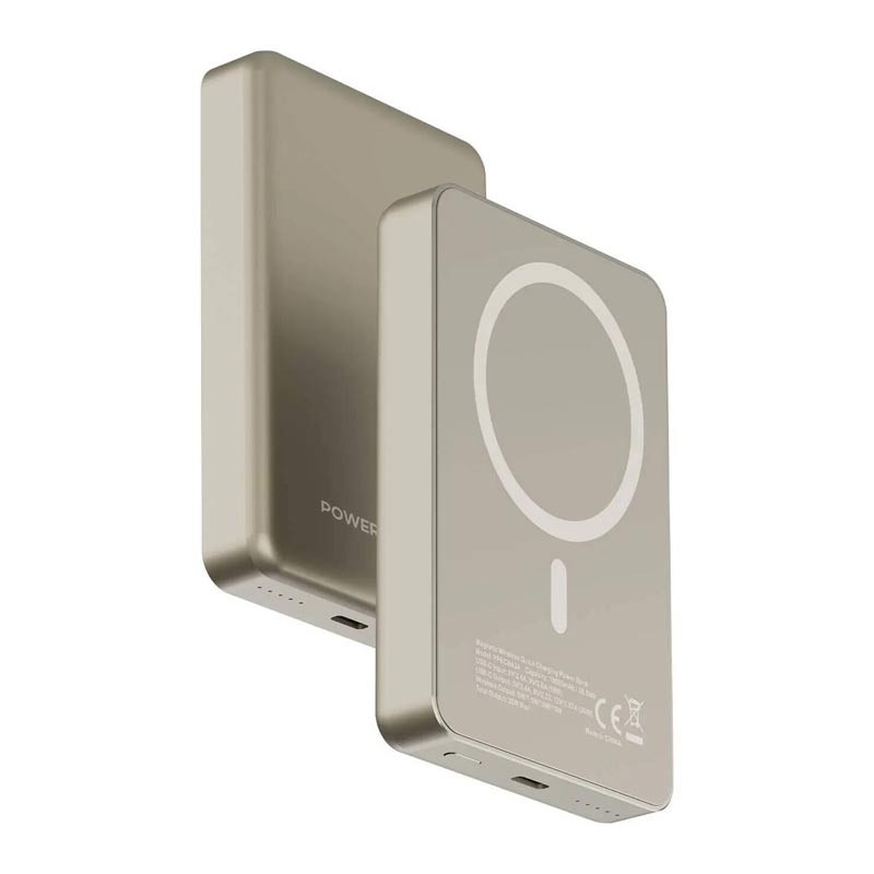 Powerology 10000 mAh 20W PD & 15W Magsafe Powerbank - Titanium