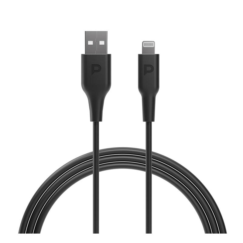 Powerology USB-A to Lightning Cable 3M - Black